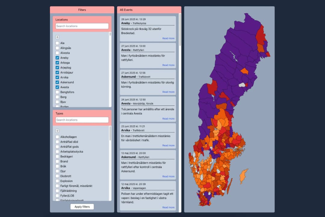 Screenshot of the Cmap website